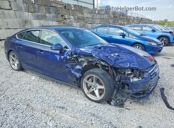 WAUENCF55KA031556 2019 AUDI A5 Blue Delantero derecho