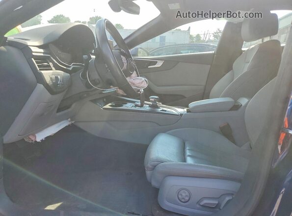 WAUENCF55KA031556 2019 AUDI A5 Blue Vista interior delantera