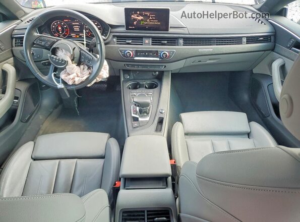 WAUENCF55KA031556 2019 AUDI A5 Blue Vista del salpicadero