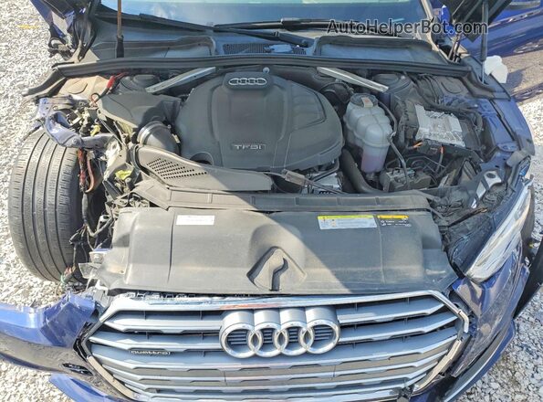 WAUENCF55KA031556 2019 AUDI A5 Blue Vista interior trasera