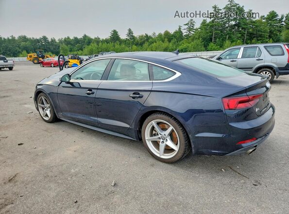 WAUENCF56JA039406 2018 AUDI A5 Blue უკანა მარცხენა
