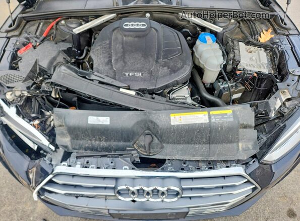 WAUENCF56JA039406 2018 AUDI A5 Blue უკანა სალონის ხედი