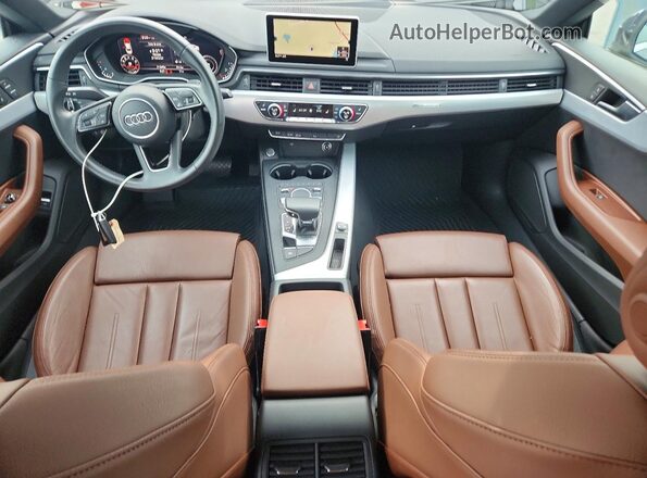WAUENCF56JA039406 2018 AUDI A5 Blue წინა პანელის ხედი