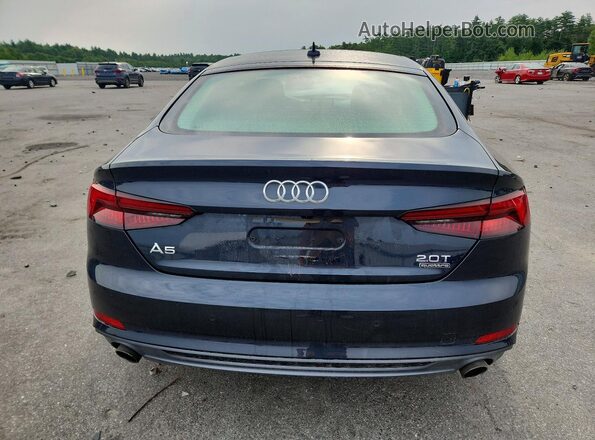 WAUENCF56JA039406 2018 AUDI A5 Blue უკანა ხედი