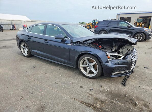 WAUENCF56JA039406 2018 AUDI A5 Blue წინა მარჯვენა