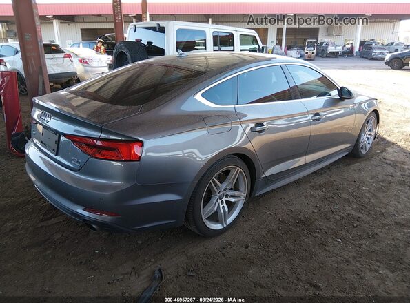 WAUENCF57JA008343 2018 AUDI A5 Silver უკანა მარჯვენა