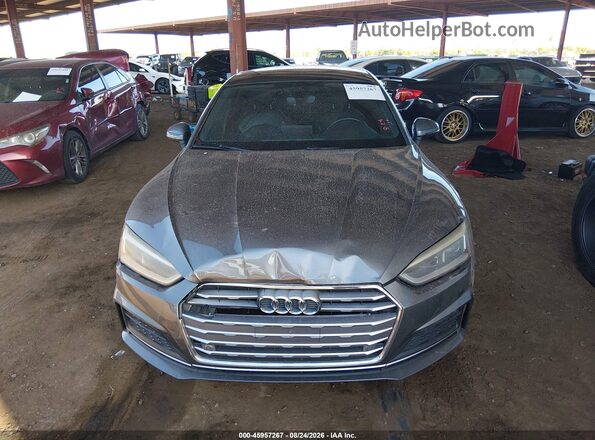 WAUENCF57JA008343 2018 AUDI A5 Silver ხელსაწყოთა პანელის ხედი