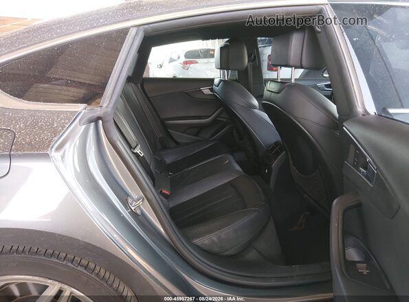 WAUENCF57JA008343 2018 AUDI A5 Silver VIN კოდის სტიკერის ხედი