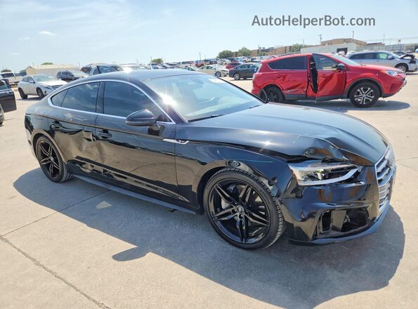 WAUENCF58JA058474 2018 AUDI A5 Black Delantero derecho