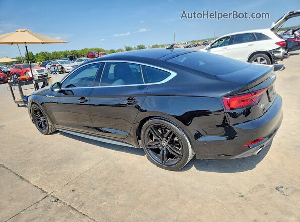 WAUENCF58JA058474 2018 AUDI A5 Black Trasero izquierdo