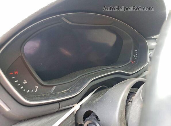 WAUENCF59JA015102 2018 AUDI A5 Blue Vista del cuadro de instrumentos