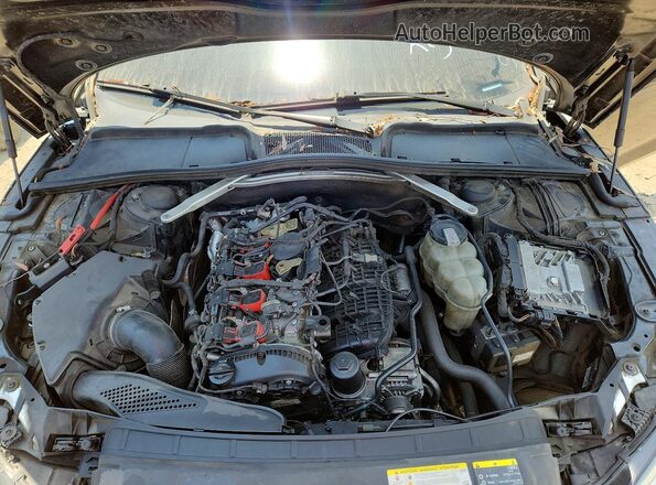 WAUENCF59JA024589 2018 AUDI A5 Black ძრავის განყოფილების ხედი
