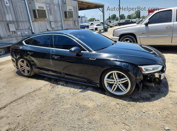 WAUENCF59JA024589 2018 AUDI A5 Black წინა მარჯვენა