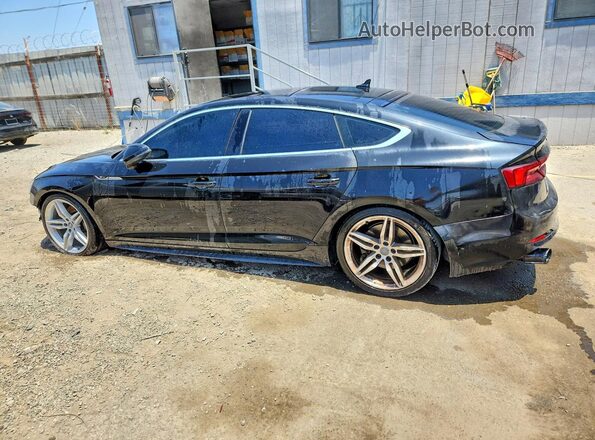 WAUENCF59JA024589 2018 AUDI A5 Black უკანა მარცხენა
