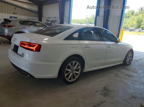 WAUF8AFCXJN016704 2018 AUDI A6 White Հետևի աջ