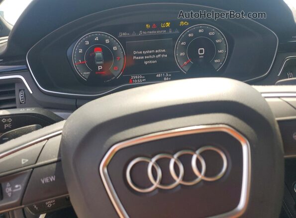 WAUFAAF4XRN008532 2024 AUDI A4 Silver Вид щитка приладів