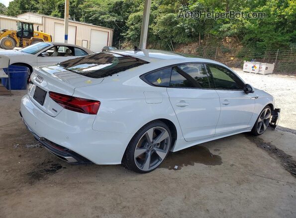 WAUFACF52MA009744 2021 AUDI A5 Белый Задняя правая четверть