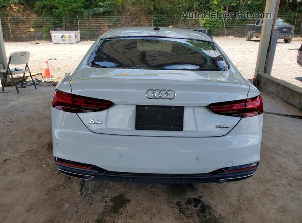 WAUFACF52MA009744 2021 AUDI A5 Белый Вид сзади