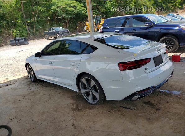 WAUFACF52MA009744 2021 AUDI A5 Белый Задняя левая четверть