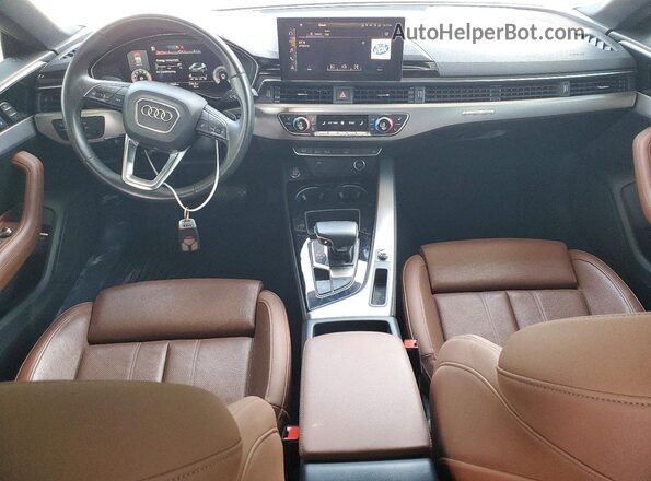 WAUFACF52MA009744 2021 AUDI A5 Белый Вид панели приборов
