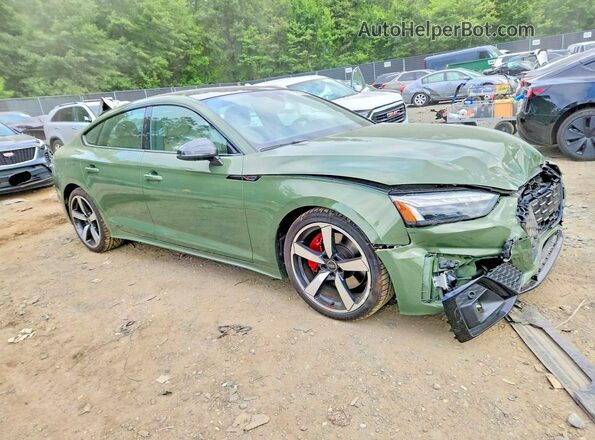 WAUFACF52RA116610 2024 AUDI A5 Green Передня права чверть