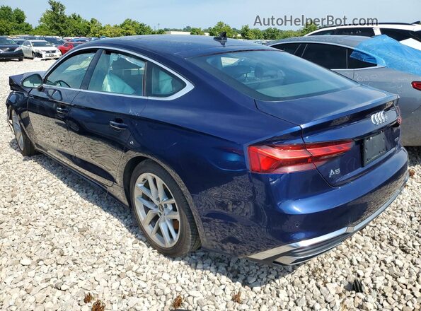 WAUFACF55RA097888 2024 AUDI A5 Blue Задня ліва чверть