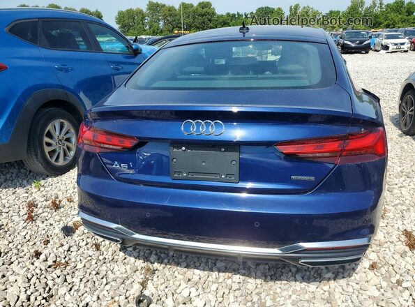 WAUFACF55RA097888 2024 AUDI A5 Blue Вид ззаду