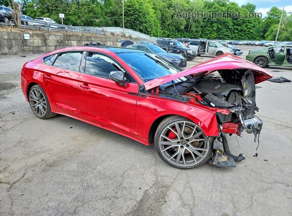 WAUFACF55SA002560 2025 AUDI A5 Red Передня права чверть