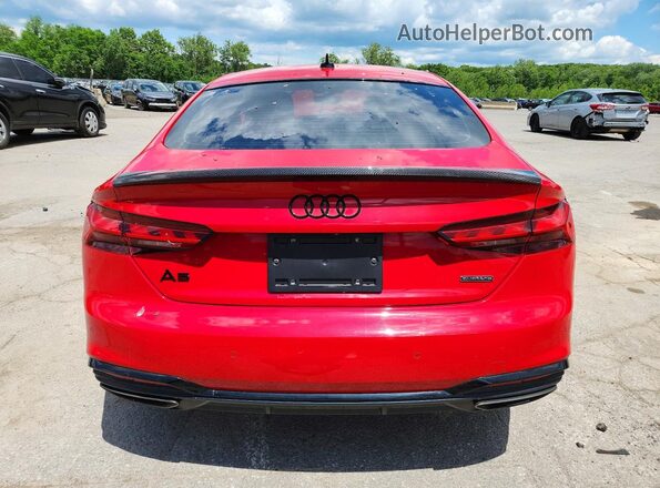 WAUFACF55SA002560 2025 AUDI A5 Red Вид ззаду