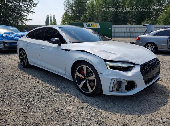 WAUFACF58PA058225 2023 AUDI A5 Белый Передняя правая четверть