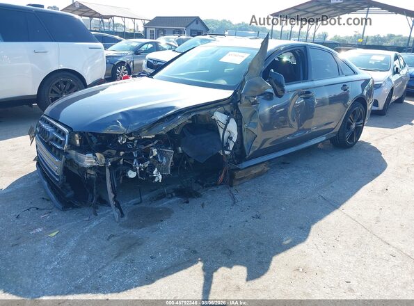 WAUFFAFC2JN034913 2018 AUDI S6 Gray წინა მარცხენა ხედი სამი მეოთხედიდან