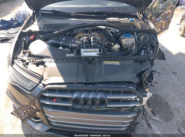 WAUFFAFC2JN034913 2018 AUDI S6 Gray უკანა ხედი