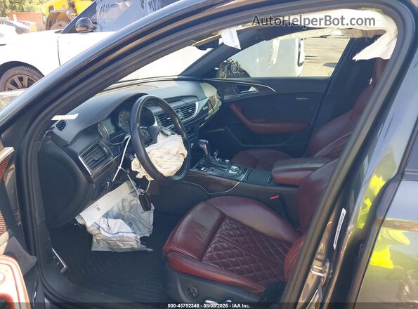 WAUFFAFC2JN034913 2018 AUDI S6 Gray წინა სალონის ხედი