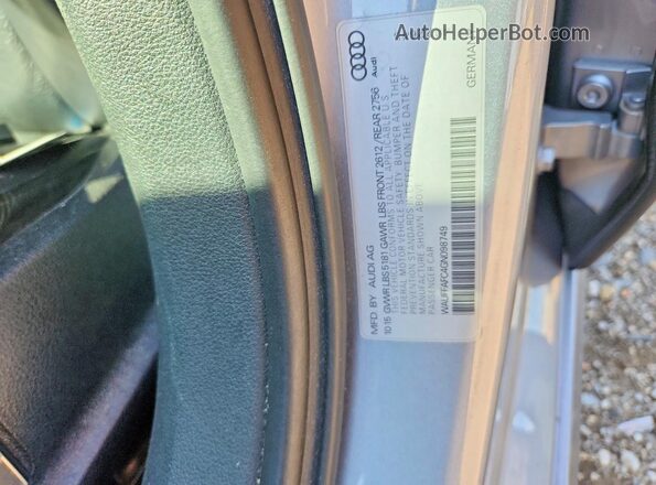 WAUFFAFC4GN098749 2016 AUDI A6 Silver Vista del compartimento del motor