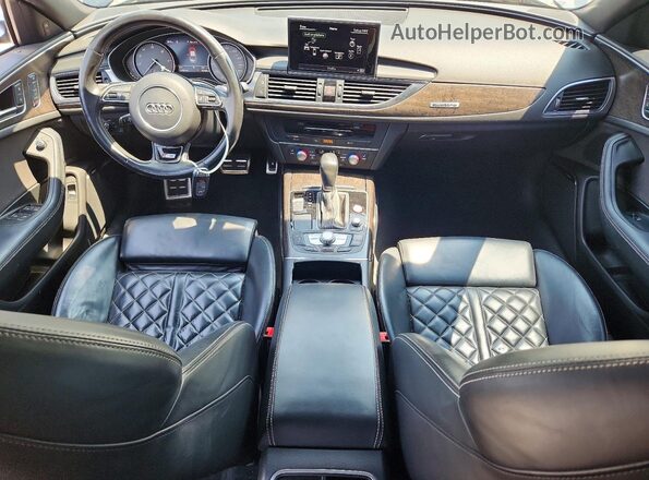 WAUFFAFC8HN064069 2017 AUDI S6 Gray Dashboard view