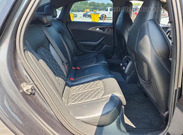 WAUFFAFC8HN064069 2017 AUDI S6 Gray Rear seats view