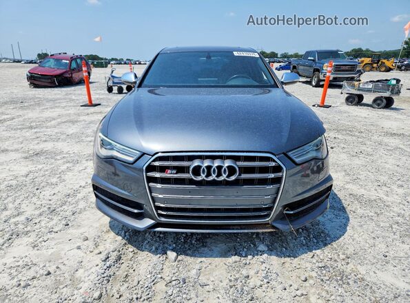 WAUFFAFC8HN064069 2017 AUDI S6 Gray Front view