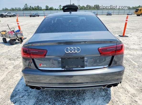 WAUFFAFC8HN064069 2017 AUDI S6 Gray Rear view
