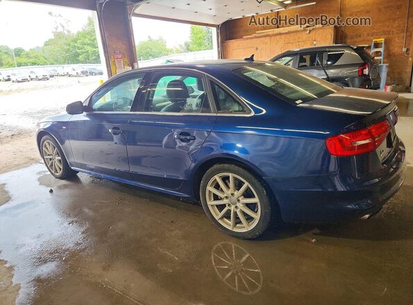 WAUFFAFL0GA004020 2016 AUDI A4 Синий Задняя левая четверть
