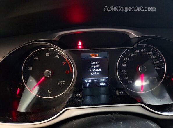 WAUFFAFL0GA004020 2016 AUDI A4 Синий Вид щитка приборов