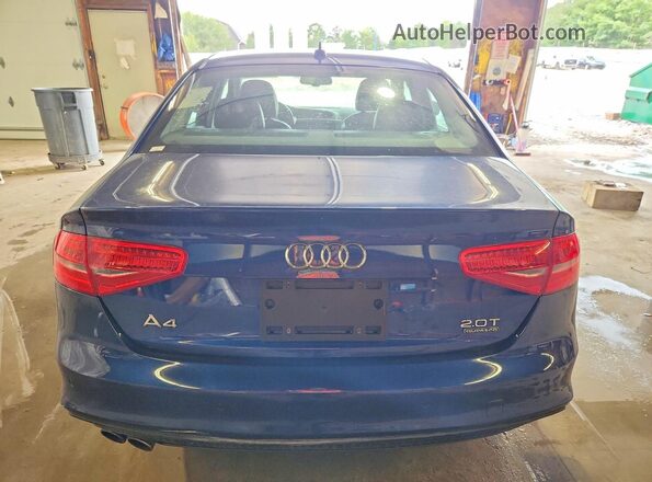 WAUFFAFL0GA004020 2016 AUDI A4 Синий Вид сзади
