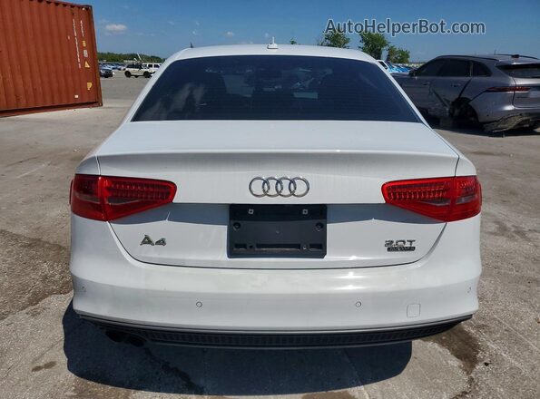 WAUFFAFL7GN013810 2016 AUDI A4 White Հետևի տեսք