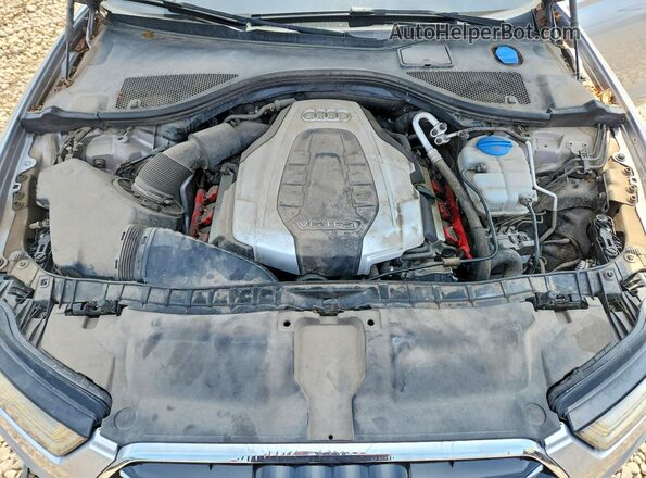 WAUFGAFC1GN162212 2016 AUDI A6 Silver უკანა სალონის ხედი
