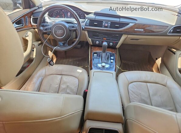 WAUFGAFC2GN013274 2016 AUDI A6 Gray Vista del salpicadero