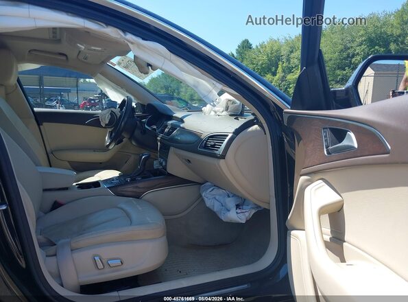 WAUFGAFC7GN101723 2016 AUDI A6 Black Front interior view