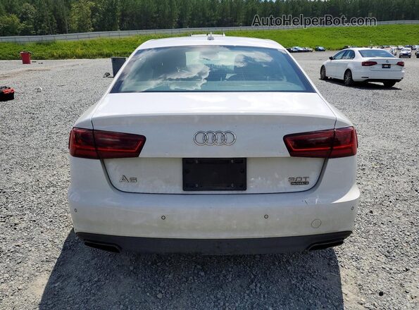 WAUG3AFC4JN112055 2018 AUDI A6 White უკანა ხედი