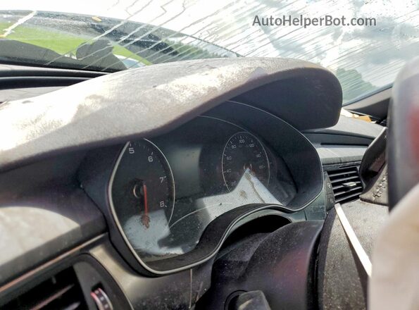 WAUG3AFC4JN112055 2018 AUDI A6 White ხელსაწყოთა პანელის ხედი