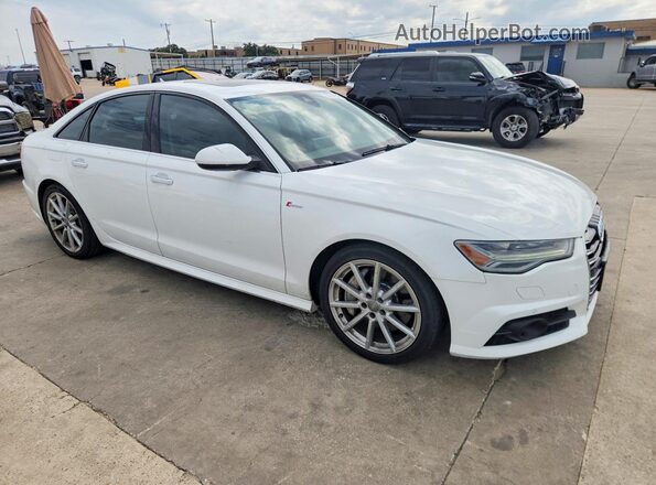 WAUG3AFC5JN027659 2018 AUDI A6 White Delantero derecho