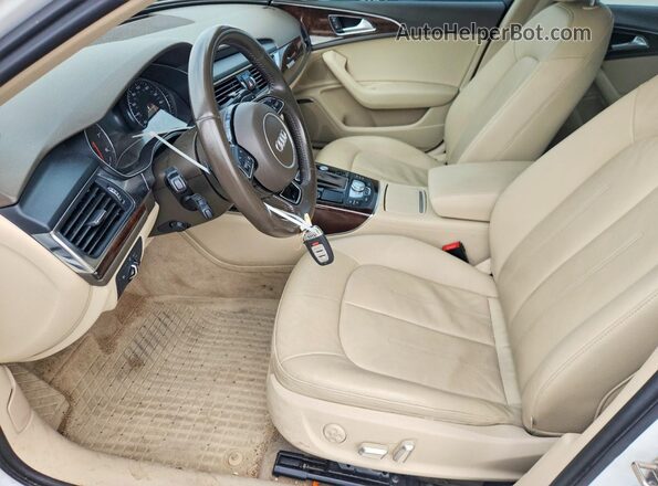 WAUG3AFC5JN027659 2018 AUDI A6 White Vista interior delantera