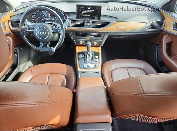 WAUG8AFC0HN101243 2017 AUDI A6 Silver Вид панелі приладів